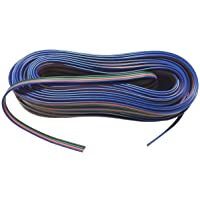 LitaElek Cable de extensión de LED RGB 4 Pin 4 del Color 20m Luz de Tira del Conector para SMD 5050 3528 2835 Luces de…
